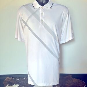 Greg Norman Shark | Tasso Elba | Slim Fit  Size Large | Play Dry | Golf Shirt